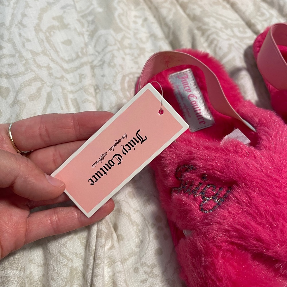 Girls juicy couture slippers 2/3 - Picture 4 of 8
